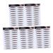 Housoutil 5pcs Eyebrow Stickers Eyebrow for Women Black Stickers Eyebrow Stencils Water Proof 6d Post Paper