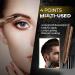 4 Points Multi-Use Waterproof Eyebrow & Beard Filling Pen Kit - Natural Black #05 for Men & Women | Best Eyebrow Pencil & Beard Filler - Buy Online on GoSupps.com