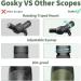 Gosky 20-60x60 HD Spotting Scope with Tripod, Carrying Bag & Phone Adapter - BAK4 45 Angled Spotter Scope for Target Shooting, Hunting & Bird Watching - Buy Online on GoSupps.com