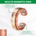 ENERCOPPEX 3500 Gauss Magnetic Arthritis Copper Ring | 99.99% Pure Copper Health Jewelry for Pain Relief & Improved Circulation - Buy Online on GoSupps.com