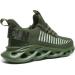 Men's Breathable Slip on Walking Shoes - Lightweight Casual Sneakers (Army/Green) Size 11 - Buy Online on GoSupps.com