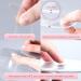 AREMOD Silicone Chest Wrinkle Pad Anti Wrinkle Neck Patches Reusable Sleeping Silicone Chest Wrinkle Pad Anti-Aging Patch For Neck Wrinkle Set of 2 Clear - Buy Online on GoSupps.com