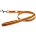IDC Color & Gray Rubberized Leash - 20 mm x 1 m with Loop - Durable Orange-Grey Design for Dogs | International Shipping Available - Buy Online on GoSupps.com