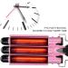 3 Barrel Curling Iron Wand Adjustable Hair Crimpers Hair Styling Tool Hair Curler Waver Crimper for Home and Salon 110V 240V (Pink 22mm) US Plug Pink 22mm - Buy Online on GoSupps.com