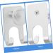 10 pcs Cabilock Shaving Hooks - Aluminum Razor Holder for Bathroom Storage & Towel Hanger - Buy Online on GoSupps.com