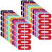 200 Pieces Nail Polish Protector Spill-proof Peel off Nail Stickers Disposable U-Shape Tape for Nail Painting, Gradients, Stamping