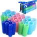 Stahlia Lockenwickler 24 pieces incl. Bag |8x 28mm 6x 25mm 4x 20mm 6x 15mm |Locks without heat hair curler heatless curls curlers overnight curlers tall curler of curls