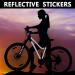 Biomar Labs Hexagon Reflective Stickers Set - 71 Self-Adhesive Bike Safety Reflectors (Black) - Premium Reflex Film for Enhanced Visibility - Buy Online on GoSupps.com