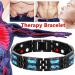 Noruion Far Infrared Ion Bracelet Titanium Power Magnetic Bracelet Carbon Blue Titanium Magnetic Therapy Bracele Blue Carbon Fiber Titanium Bracelet Magnetic Bracelet Magnetic Bands for Men (3 Pcs) - Buy Online on GoSupps.com