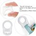 JTKREW 4 Pcs Silicone Button Ring - Pacifier Adapter & Holder Clip - Safe Silicone Dummy Pacifier Accessory - Buy Online on GoSupps.com
