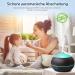 500ml Essential Oils Aromatherapy Diffuser | Ultrasonic Air Humidifier for Bedroom | Wood Grain Design | Black Fragrance Oil Diffuser - Buy Online on GoSupps.com