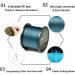 DYMALAN Braided Fishing Line 50LB/22.7KG 0.40mm-1097 Yds Gray | 4-Strand PE Material, Abrasion Resistant, Zero Stretch, Low Memory - Ideal for Saltwater & Freshwater Fishing - Buy Online on GoSupps.com