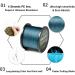 DYMALAN Braided Fishing Line | 4-Strand Abrasion Resistant PE | Zero Stretch, Low Memory | 30LB/14.1KG 0.25mm-1097 Yds | Saltwater & Freshwater Compatible | Extra Thin Diameter | Gray - Buy Online on GoSupps.com