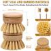 tibiu 6Pcs Soft Sisal Bristle Dish Natural Washing Brush Eco-Friendly Washing Up Brush Replacement - Buy Online on GoSupps.com