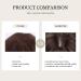 HAIRCUBE Short Brown Curly Wavy Bob Wig with Bangs - Heat Resistant Synthetic Honey Brown Wig for Women - Buy Online on GoSupps.com