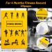Fitness Journal & Workout Planner for Weight Loss & Wellness | Exercise Training & Health Tracker | 5.7 x 8.3 inch Diary - Buy Online on GoSupps.com
