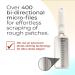 Microplane Colossal Pedicure Rasp Foot File - White | Exfoliating Foot Care Tools - International Shipping Available - Buy Online on GoSupps.com