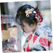Beaupretty the comb flower pearl hairpins wedding headwear chinese hairpin kimono hair barrettes flower tassel clip cheongsam hair accessories hanfu hair clip the flowers set Accessories - Buy Online on GoSupps.com
