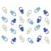 Blue Pacifier Baby Shower Favor Charms 24ct