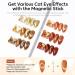 Modelones Cat Eye Gel Nail Polish 6 Colors Fall Holographic 9D Cat Eye Glitter Gel Polish Orange Yellow Gold Brown Nail Gel Polish with Magnet Soak Off Led Nail Gel DIY Salon - Buy Online on GoSupps.com