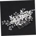 FRCOLOR Bride Comb Tiara Combs Wedding Hair Comb Rhinestone Comb Rhinestone Hair Comb Crystal Hair Comb Grab The Drill Manual Bride - Buy Online on GoSupps.com