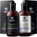 Hair Growth Shampoo and Conditioner - Natural Argan Oil Treatment with Healing Peat Mud for Thin and Damaged Hair. No SLS/Parabens. Helps Prevent Hair Loss.