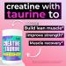 Creatine with Taurine for Women & Men - Unflavored Micronized Creatine Monohydrate Plus Taurine Powder to Support Muscle Strength Recovery & Brain Health (60 Servings) Unflavored 14.96 Ounce (Pack of 1) - Buy Online on GoSupps.com
