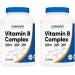 Nutricost High Potency Vitamin B Complex 462mg 240 Capsules (2 Bottles) - with Vitamin C 480 Caps (2 Bottles)