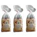 Taralli Italian from the Puglian countryside, baked product, ideal for snacks, set of 3 packs of typical Italian artisan gour