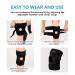 Premium Knee Brace for Men & Women - Adjustable Compression Side Stabilizers Patellar Support for Pain Relief Meniscus Tear ACL Arthritis (Black Carbon Fiber - Buy Online on GoSupps.com