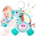 Musical Baby Teething Toys with Soft Light Teething Toys for Babies 0 3 6 9 12 Months BPA Free Washable Plush Infant Toys with Hook for Crib Sensory Baby Toys Perfect Baby Gifts-Giraffe