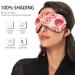 Haskirky Light Blocking Eye Mask for Men and Women - Breathable & Adjustable Travel, Yoga, Meditation, Office - Red Strawberry - Buy Online on GoSupps.com