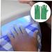 Healeved 2 Pairs Nail Gloves Protection Elastic Spandex Sleeve - Buy Online on GoSupps.com
