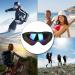 Vicloon Ski Glasses - UV Protection Anti-Fog Snowboard & Motocross Goggles Helmet Compatible - 2PCs Unisex Sports Glasses - Buy Online on GoSupps.com