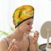 Yellow Limes Microfiber Hair Towel Wrap - Soft Super Absorbent Coral Velvet Quick Drying Cap for Long Curly & Thick Hair - Buy Online on GoSupps.com