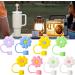 YOXIER Deform-Resistant Straw Hat Set of 9 Straw Hats 9pcs Cute Floral Straw Sleeves with Durable Silicone Plugs Colorful Covers 9pcs - Buy Online on GoSupps.com