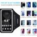 Universal Sports Phone Holder for Jogging | Running Bracelet with Headphone Pocket for iPhone 14 Pro Max/14 Pro/12/11/xS/8 - Black Zipper - Buy Online on GoSupps.com