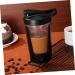 Tasse caf en remuant gobelet agitation automatique tasse caf agitation magn tique ation automatique m langeur de Corps de Tritan Noir - Buy Online on GoSupps.com