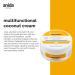 Anida - Multifunctional Coconut Cream - With Almond Oil Argan Oil Shea Butter Urea Allantoin Provitamin B & Vitamin E - Hydrating Care - 125ml - Buy Online on GoSupps.com