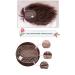 Curly Hair Topper with Ponytail for Women - Soft Synthetic Clip-In Crown Attachment 45cm - Light Brown - Perfect for Thinner Hair - Buy Online on GoSupps.com
