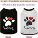 Brocarp 2 Pack Dog Shirt Puppy Clothes - Basic Vest Outfit for Small Medium Large Dogs - Soft Cotton T-Shirt for Cats and Kittens - Black+White (Small) - Buy Online on GoSupps.com
