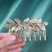YHEAKNE Boho Wedding Hair Accessories - Gold Lattice Hard Camp with Headgear & Side Comb for Brides & Bridesmaids - Buy Online on GoSupps.com
