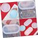NUOBESTY 2pcs Storage Tray Mold Silicone Molds Resin Trinket Plate Mold Crystal Drip Mold Flat Accessories White 10X19.5CM - Buy Online on GoSupps.com