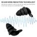 Anti Noise Earplugs - Reusable Musician Ear Plugs for Sleeping & Motorcycle | Soft Noise Cancelling Ear Plugs for Students Black - Buy Online on GoSupps.com