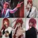 Long Pink Red Cosplay Wig Red Braid Wig with Bangs & Wig Cap Anime Red Wig Synthetic Hair for Women Girls Halloween Costume Party Makima - Buy Online on GoSupps.com