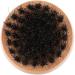 Boar Bristles Beard BrushSmall and Round Wood Beard Brush -Light Weight Black Walnut Wood Beard Brush for Men(1#) - Buy Online on GoSupps.com