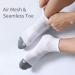 FITRELL 6 Pack Men's Athletic Ankle Socks Cushioned Sports Running Socks - White, Size 9-12 - Buy Online on GoSupps.com