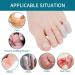 Hoogoo Pinky Toe Protectors 10-Pack - Toe Caps Covers for Corns, Blisters, Hammer Toes - Toe Pain Relief - with Hole for Comfort - Buy Online on GoSupps.com