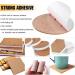 110 PCS Self-Adhesive Cork Squares for DIY Crafts and Coasters - 4 x 4 Inch Cork Board Tiles with Strong Adhesive - Buy Online on GoSupps.com