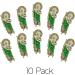 San Judas Nail Charms - 10PCS 3D Nail Diamonds Art Charms for Acrylic Nails - Rhinestones, Gems, and Crystals - Green Design - Buy Online on GoSupps.com